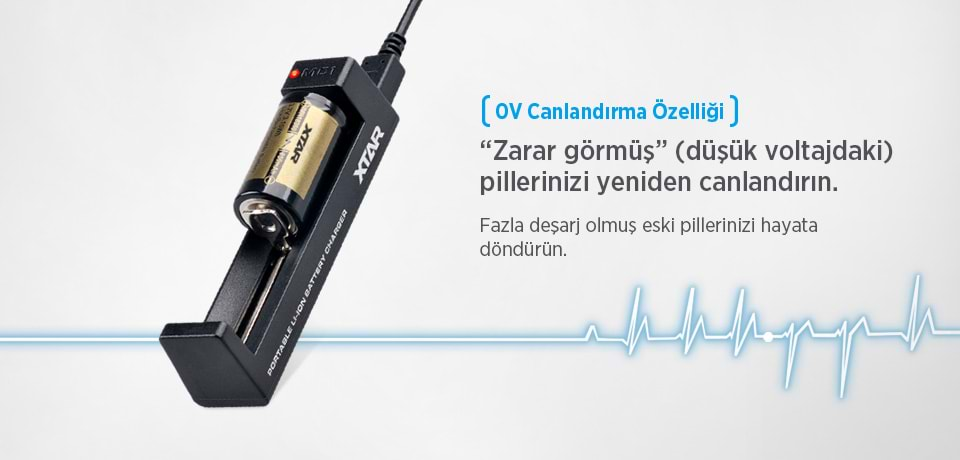 Xtar MC1 Deşarj Olmuş Eski Pillerinizi Hayata Döndürün