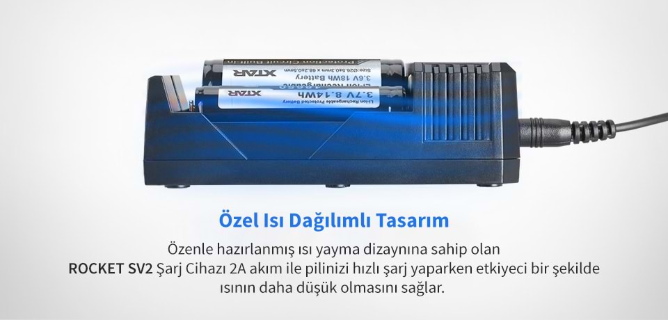 Xtar Rocket SV2 Özel Isı Yayma Dizaynı