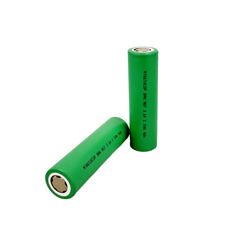 BAK Power - N18650COP - 3.6V 2500 mAh - Li-ion Pil - 30A