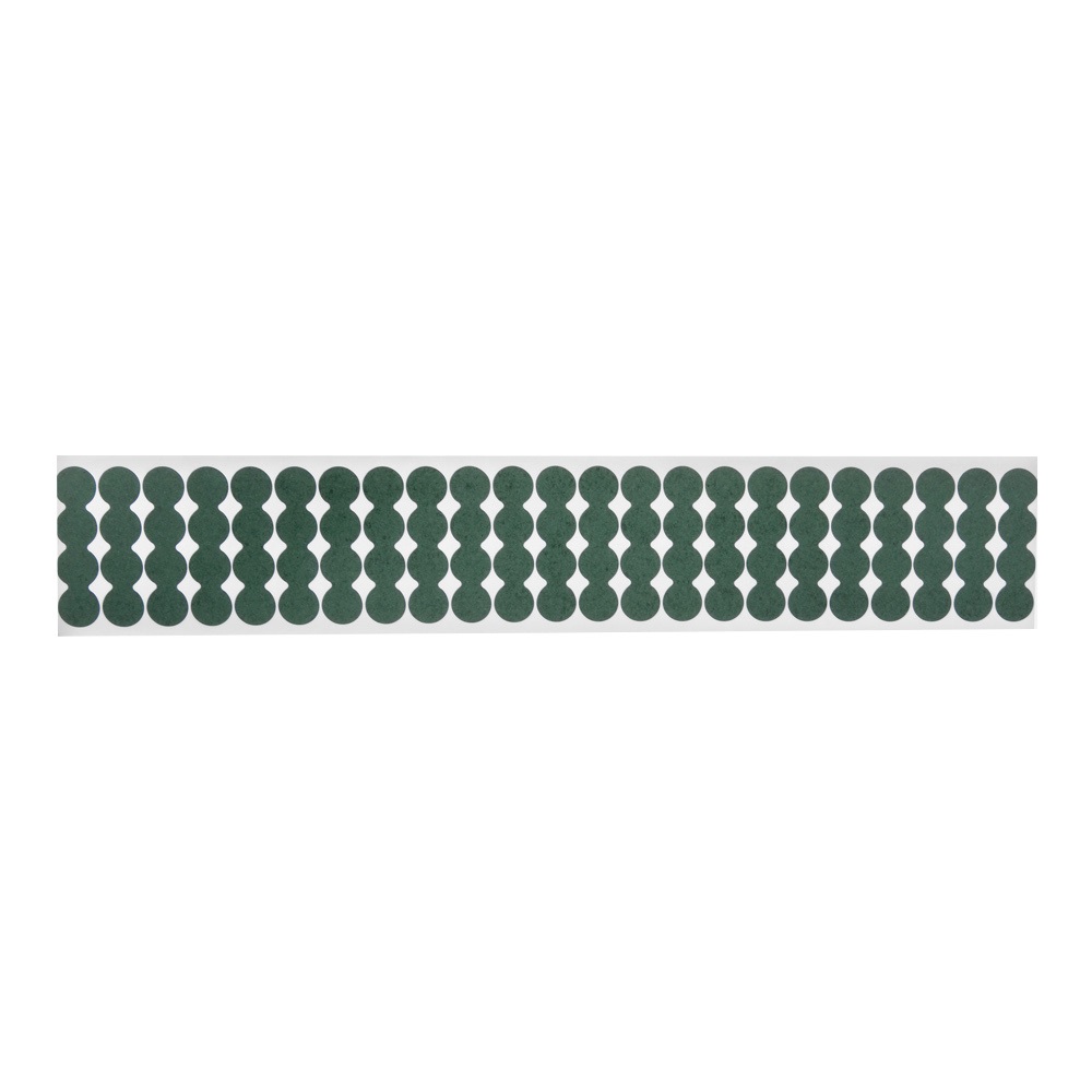 4x18650 - Yeşil Renk Kağıt Pozitif - Delikli - 23lü Blister