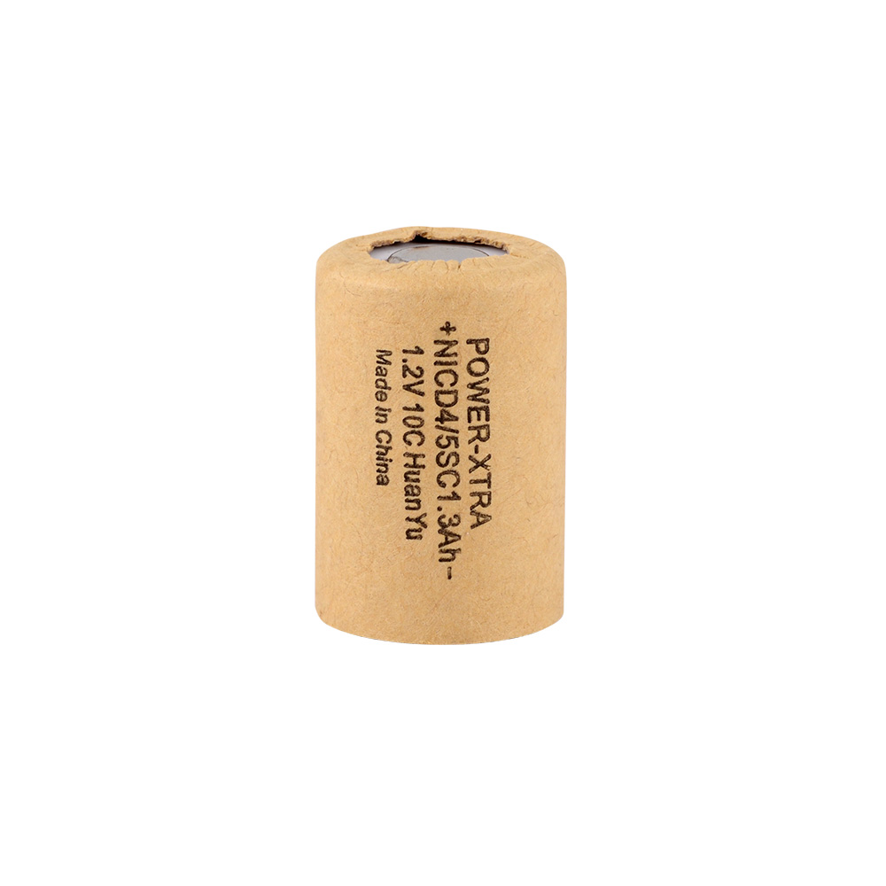 Huanyu HYCP45SC1300N - 1.2V 1300 Mah - 4/5SC - Ni-Cd Şarjlı Pil - Başsız-10C 