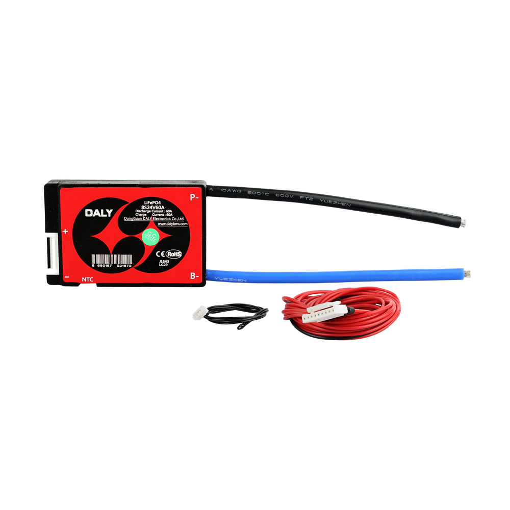 Daly - 8S - 25.6V 60A - LiFePO4 - Hardware BMS - Balans - Common Port