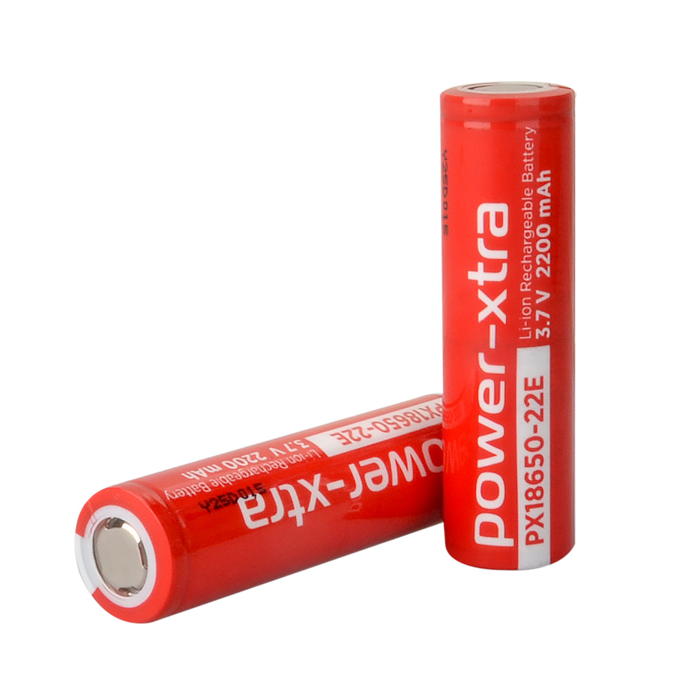 Power-Xtra PX18650-22E - 3.7V 2200 Mah Li-ion Şarjlı Pil - 5C 