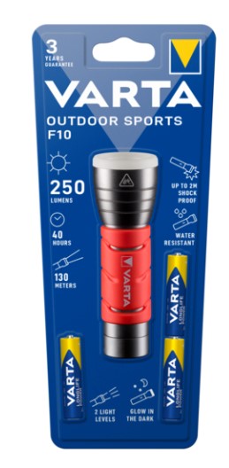Varta 17627 LED Outdoor Sports F10 3AAA Fener