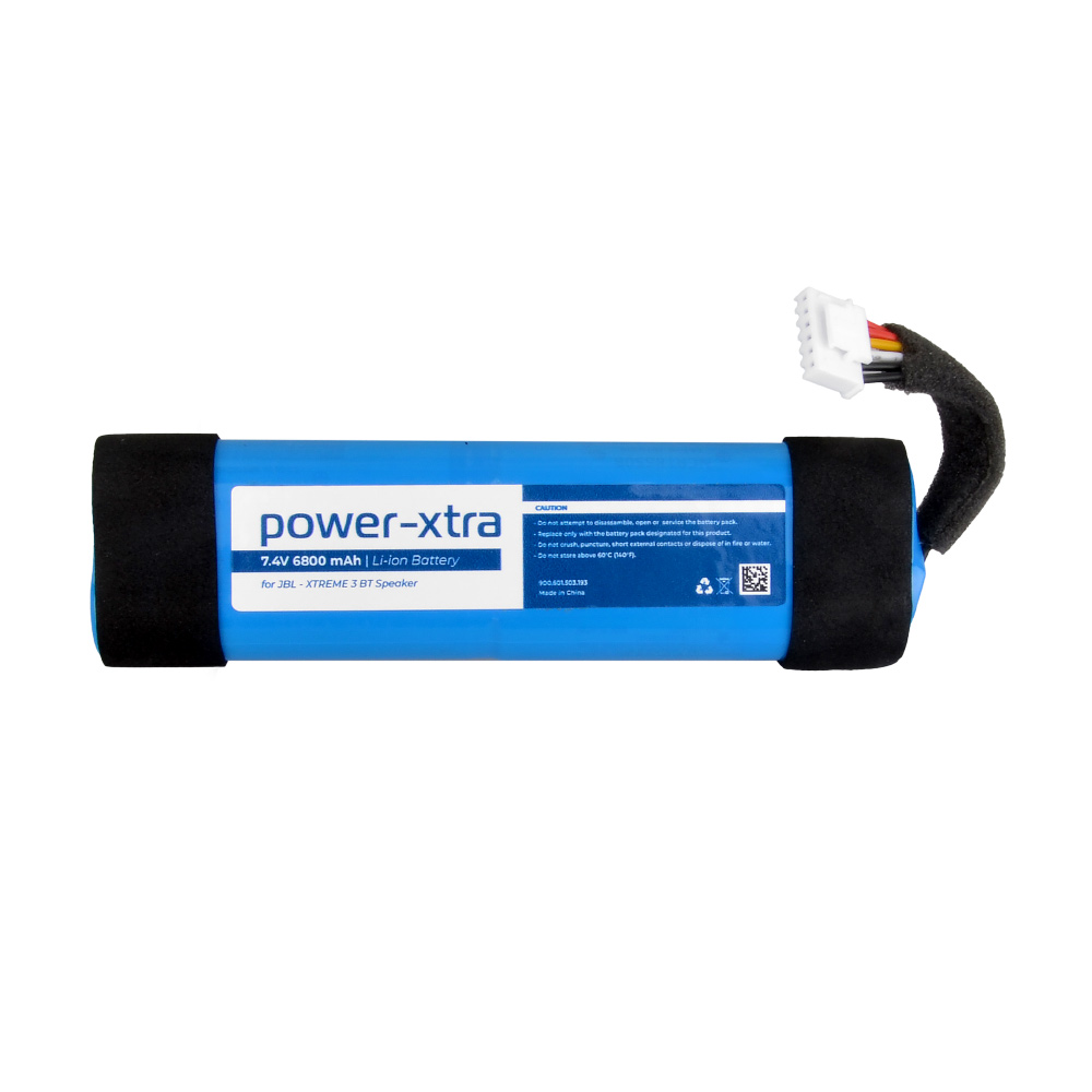 Power-Xtra - JBL - XTREME 2 / XTREME 3 BT Yüksek Kapasite Hoparlör Bataryası - 7.4V 6800 mAh Li-ion Batarya