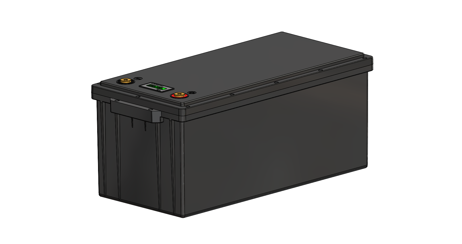 BPM 12.8 V 314 Ah LiFePO4 Lityum Akü - Ekranlı