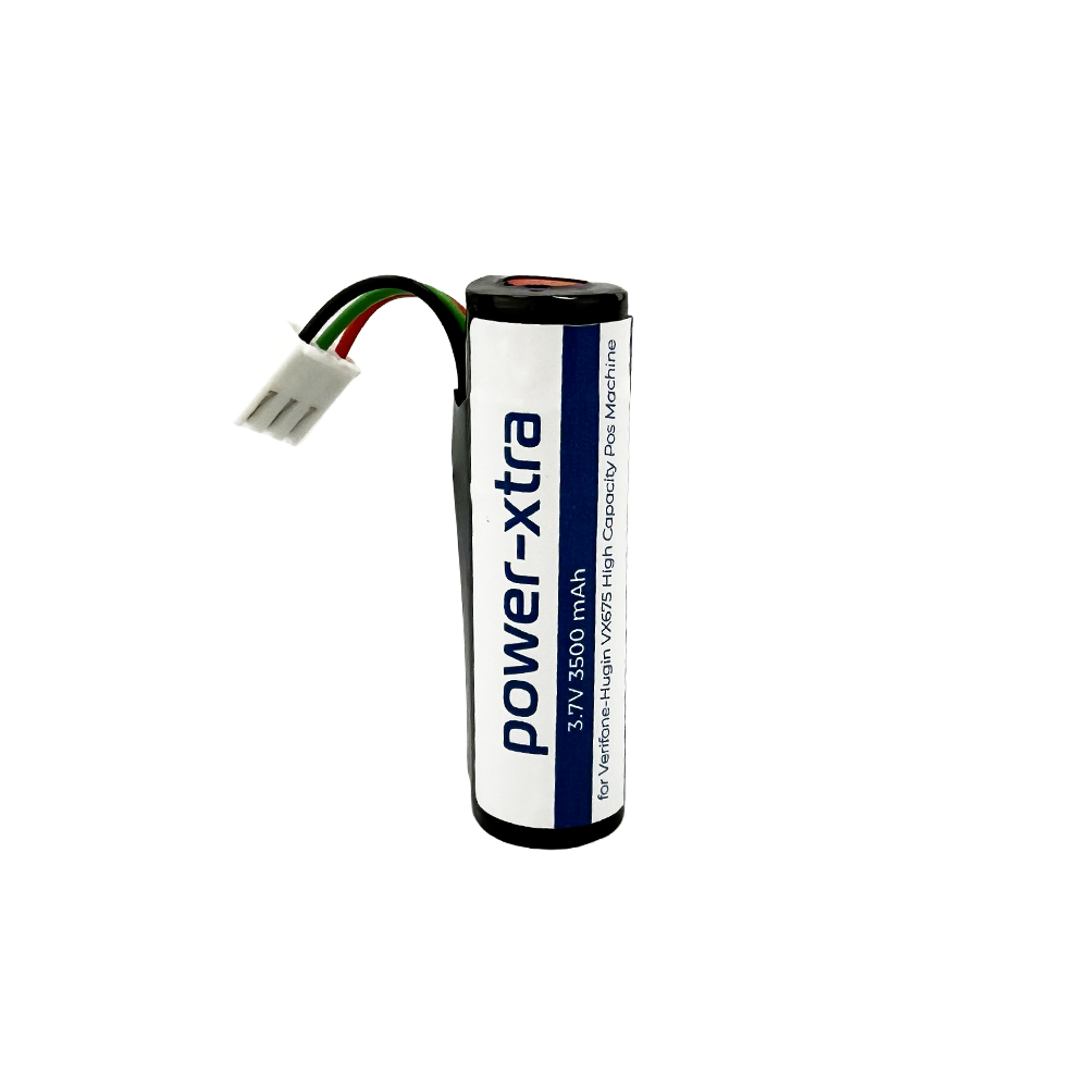 Power-Xtra - Verifone - Hugin VX675 Yüksek Kapasiteli Pos Bataryası - 3.7V 3500mAh - V2