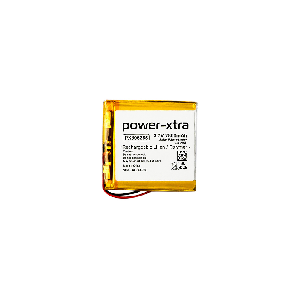 Power-Xtra PX805255 - 3.7V 2800 mAh Li-Polymer Pil - Devreli -110134