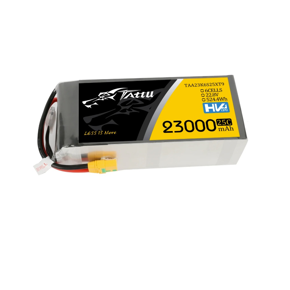 Tattu HV Series - 6S1P - 22.8V 23Ah - 25C - Li-Po Batarya Paketi - XT90S