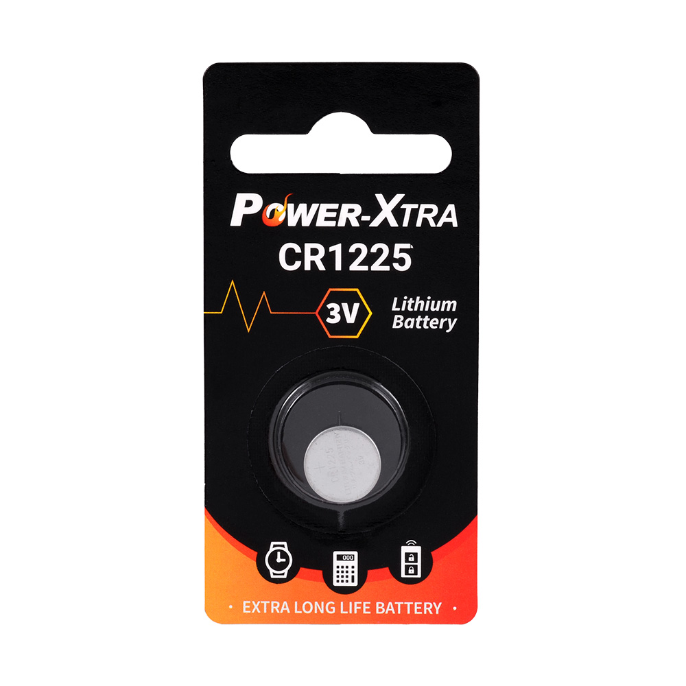 Power-Xtra CR1225 - 3V Lithium Pil - Tekli Blister 