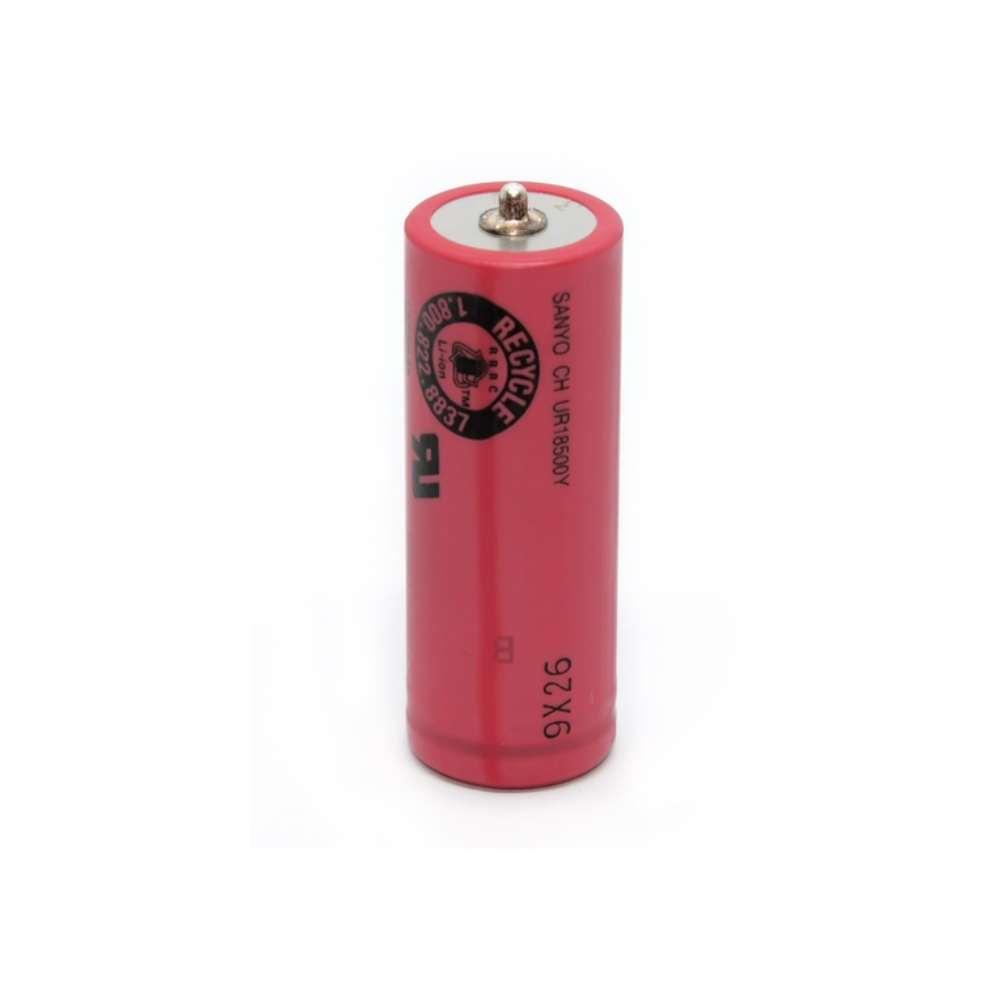 Sanyo UR18500Y 1300mAh - 2.6A - 2 pins Li-ion Pil