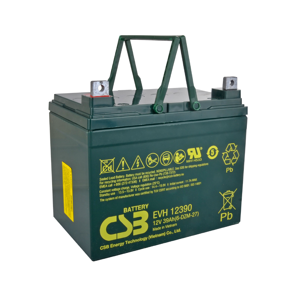 CSB EVH12390 - 12V 39 Ah Bakımsız Kuru Akü