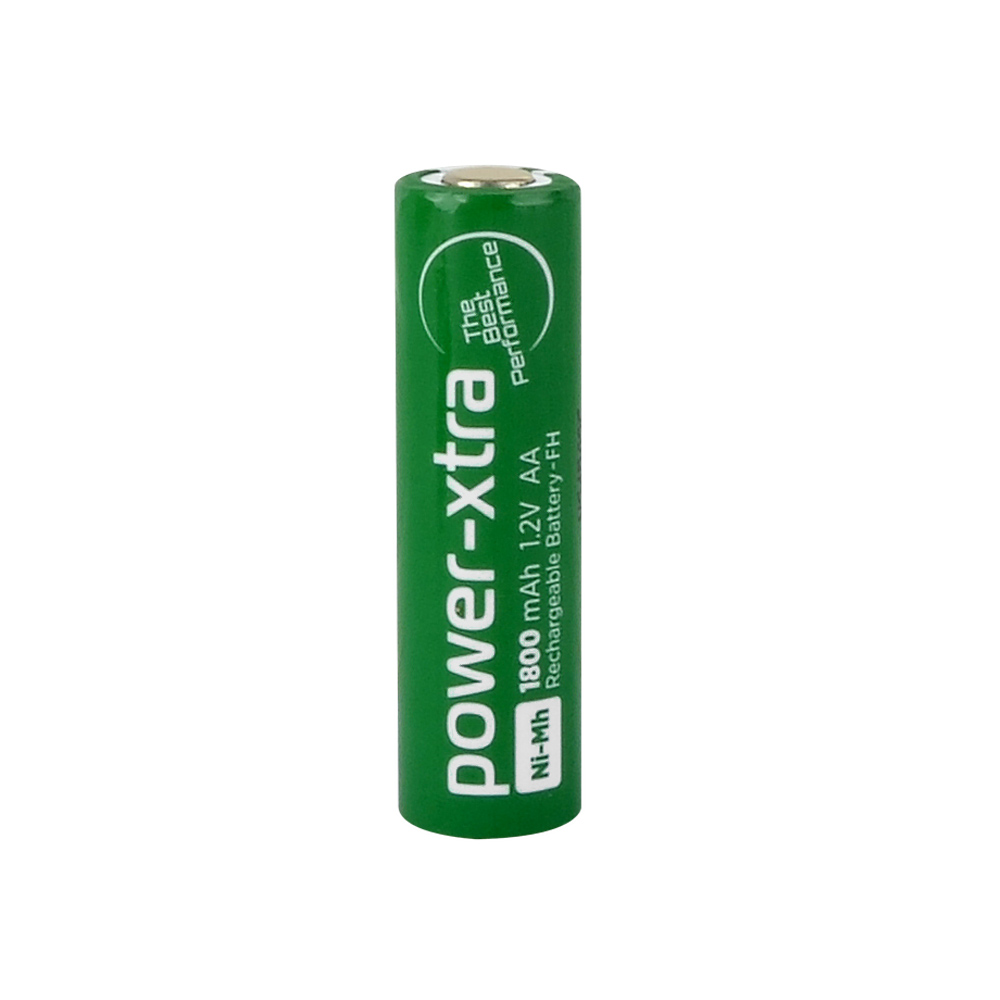Power-Xtra 1.2V 1800 Mah- AA -Ni-Mh Şarjlı Pil -Flat-Başsız 
