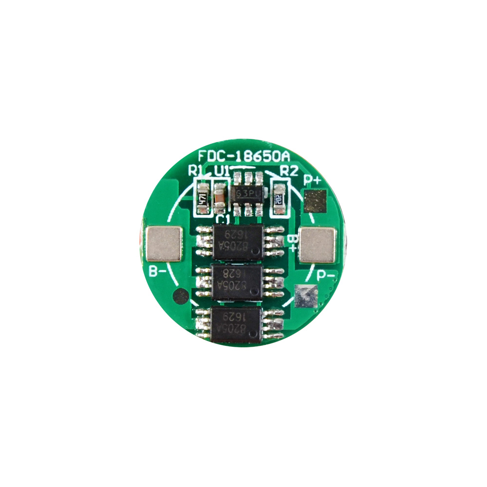 Power-Xtra - 1S - 3.7V 4.5A Li-ion BMS Devre - Yuvarlak