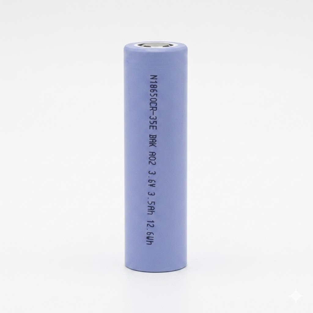 BAK Power - N18650CR-35E - 3.6V 3500 mAh - Li-ion Pil - 3C