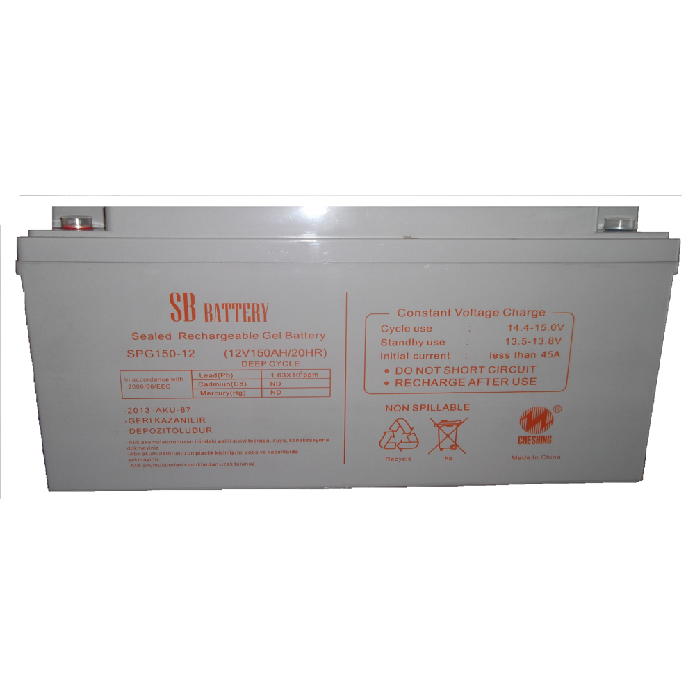 SB SPG150-12 12V 150 Ah Bakımsız Jel Akü 