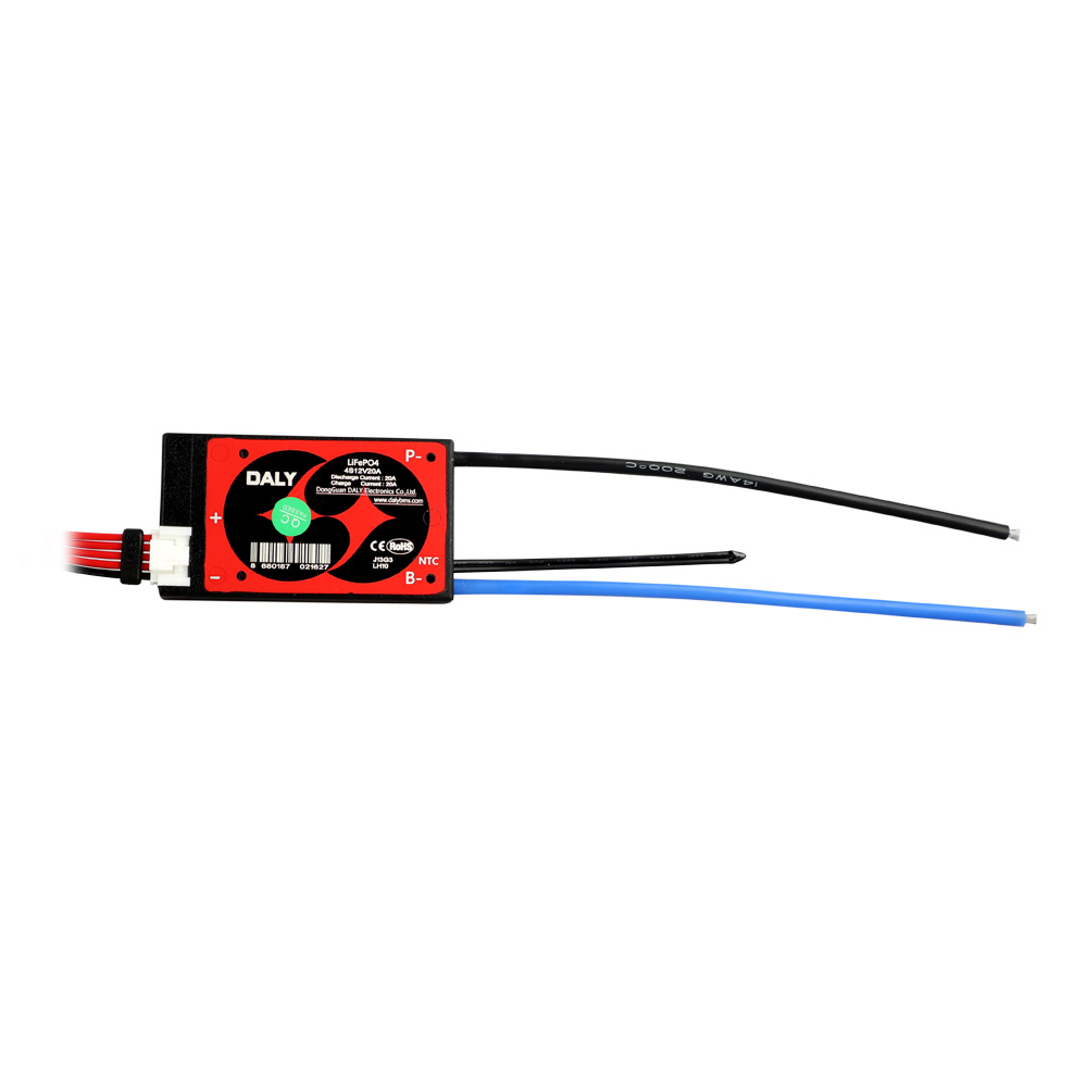 Daly - 4S - 12.8V 20A - LiFePO4 - Hardware BMS - Balans - Common Port