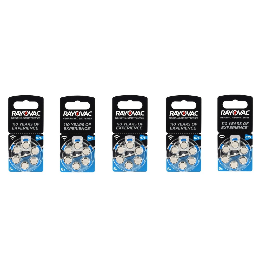 Rayovac Extra Advanced 675 / PR44 Numara Kulaklık Pili 6lı - 5li Paket