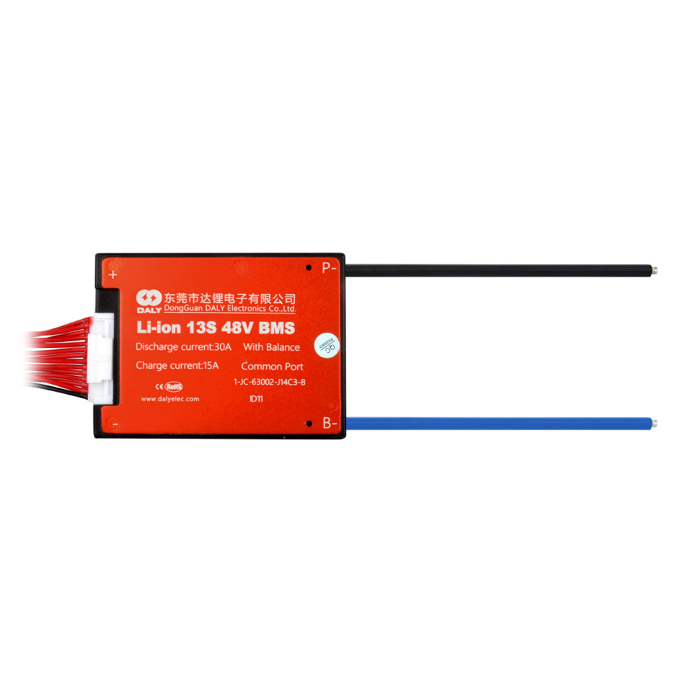 Daly - 13S - 48.1V 30A  - Li-ion BMS - Balans - Common Port