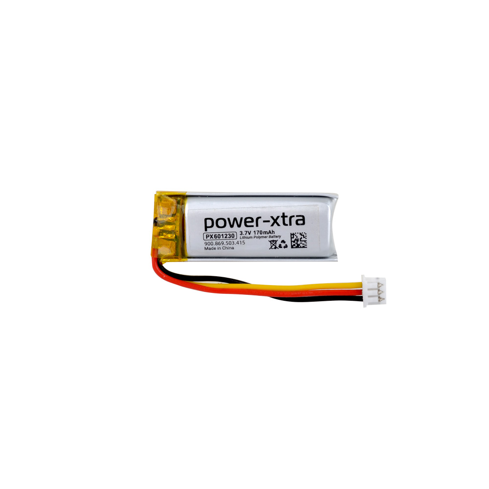 Power-Xtra PX601230 - 3.7V 170 mAh Li-Polymer Pil - Devreli - Soketli - 106849