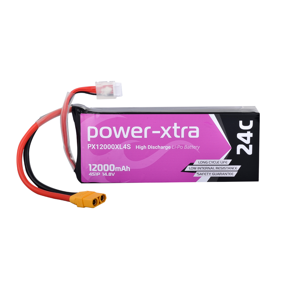 Power-Xtra PX12000XL4S - 4S1P - 14.8V 12000 mAh Li-Polymer Pil - 24C