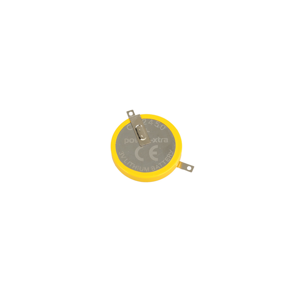 Power-Xtra CR2450-1F5YV -  3V Lithium Li-MnO2 Button Pil - 2 Pinli - Yatay -8020