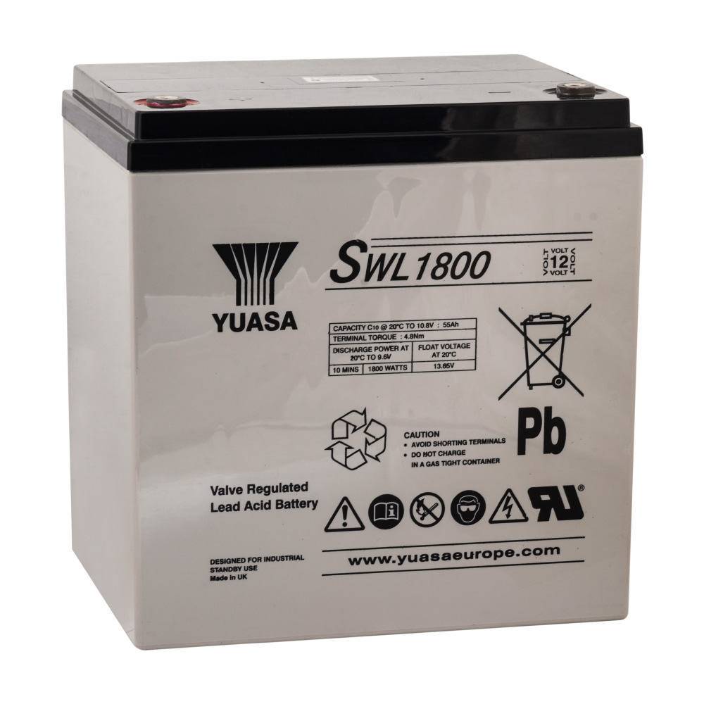 Yuasa SWL1800 12V 56 Ah Bakımsız Kuru Akü