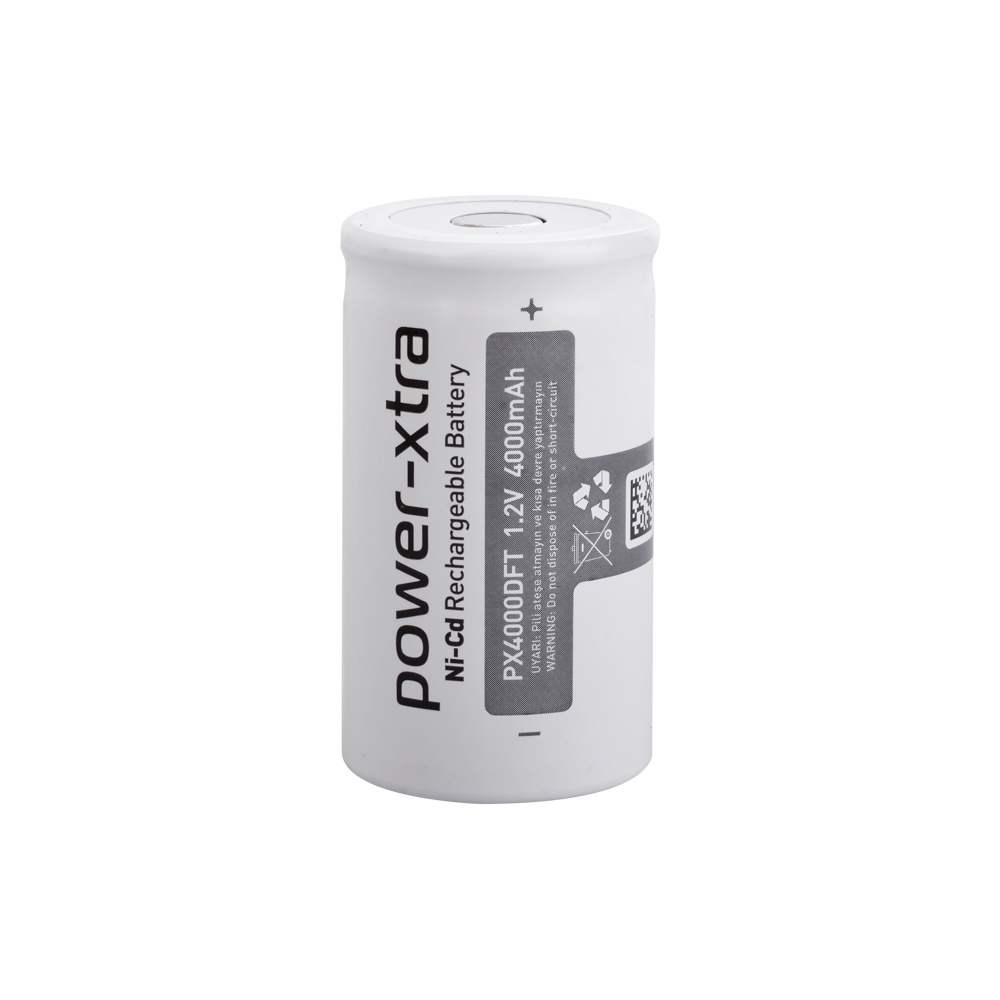 Power-Xtra PX4000DFT - 1.2V 4000 Mah - D - Ni-Cd Şarjlı Pil - Başsız