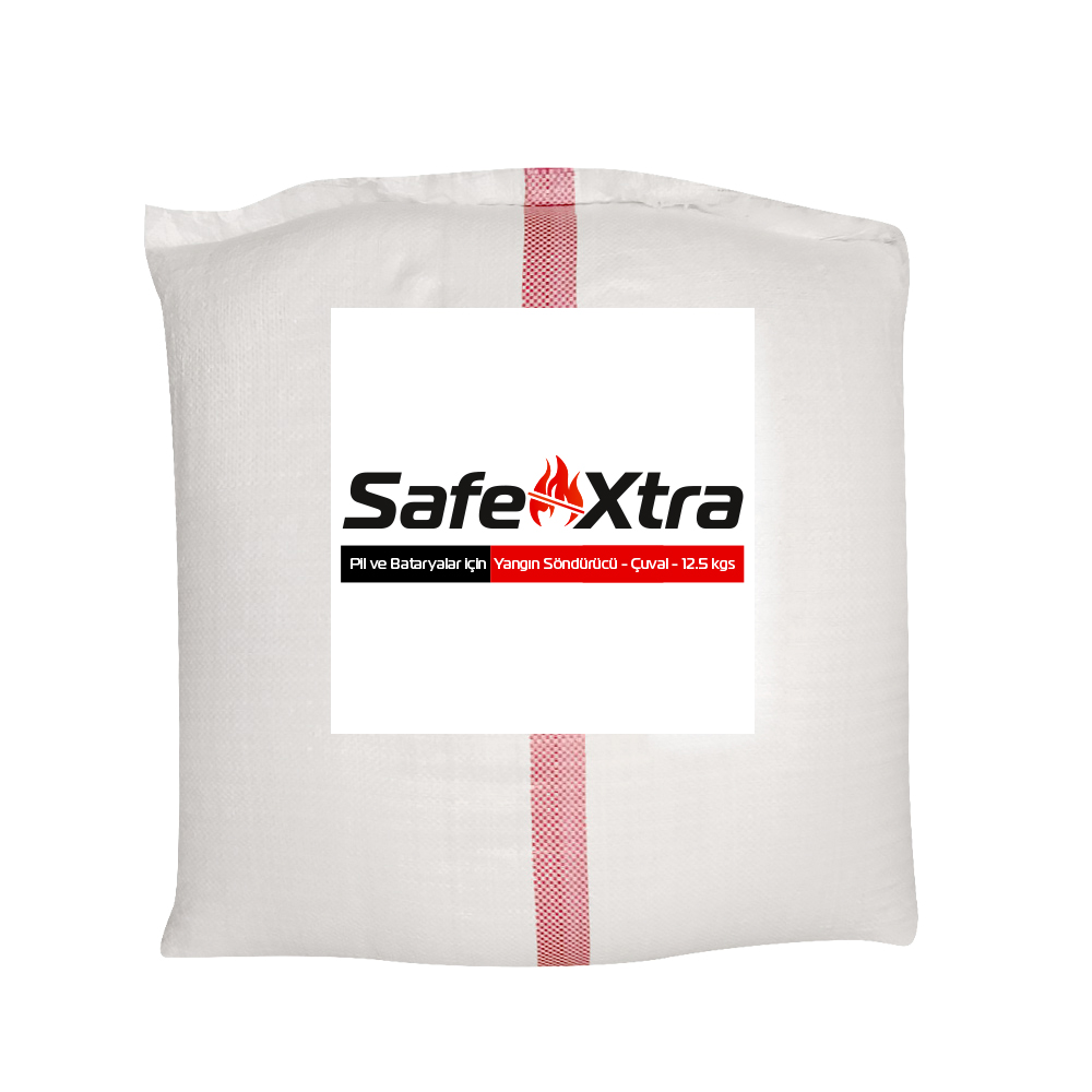 Safe-Xtra Pil ve Bataryalar için Yangın Söndürücü - Çuval - 12.5 kgs