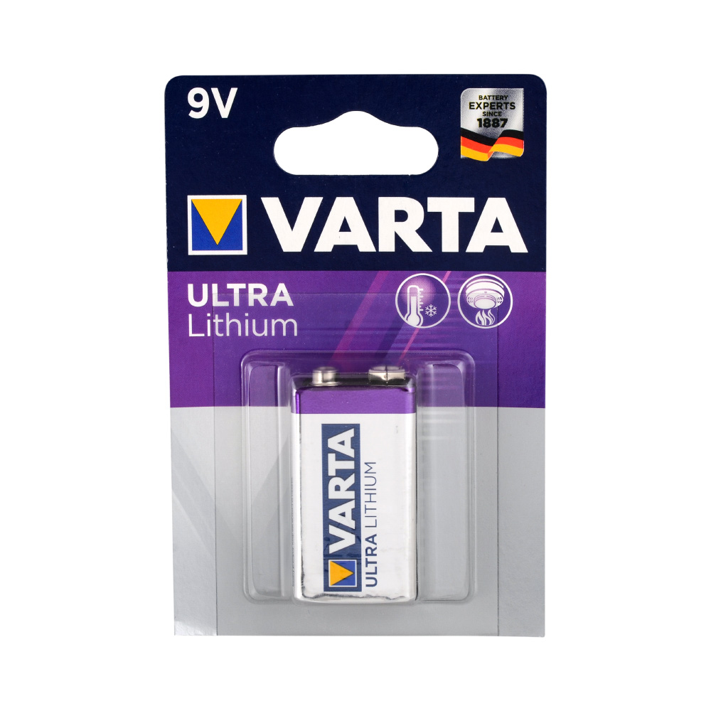 Varta 6122 Ultra Lithium 9V Pil 1li