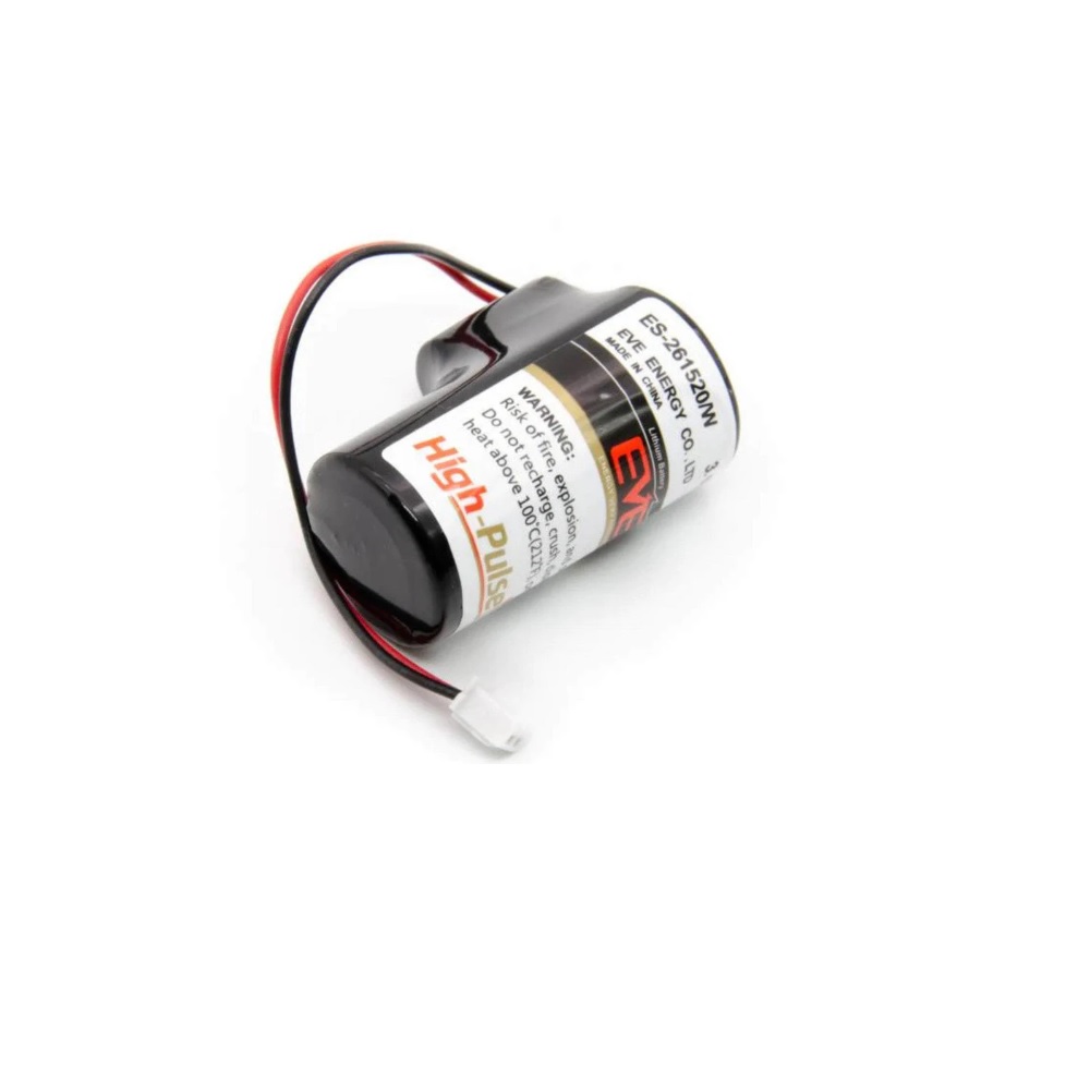 EVE ER26500+SPC1520 - 1S1P - C Size Li-ScO2 Lithium Pil - Soketli - Kapasitorlü