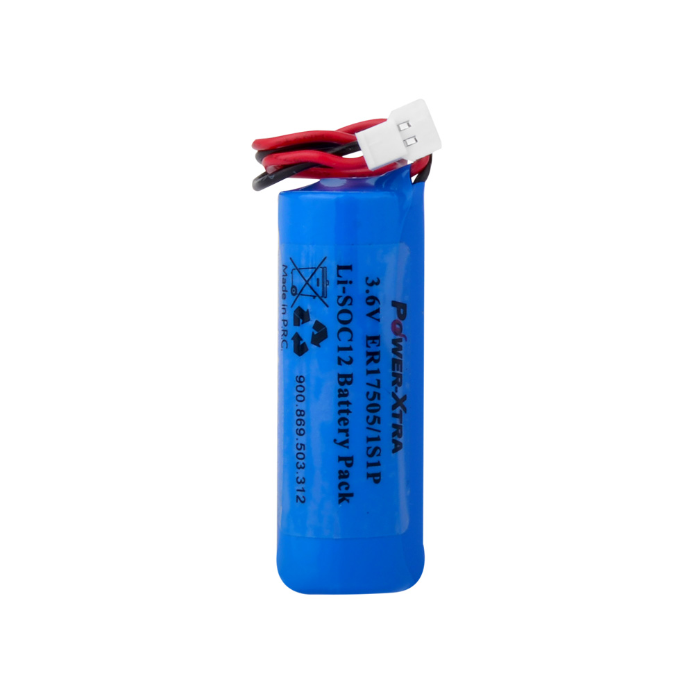 Power-Xtra ER17505 - 1S1P - AA Size - 3.6V Li-SOCI2 Lithium Pil - Soketli