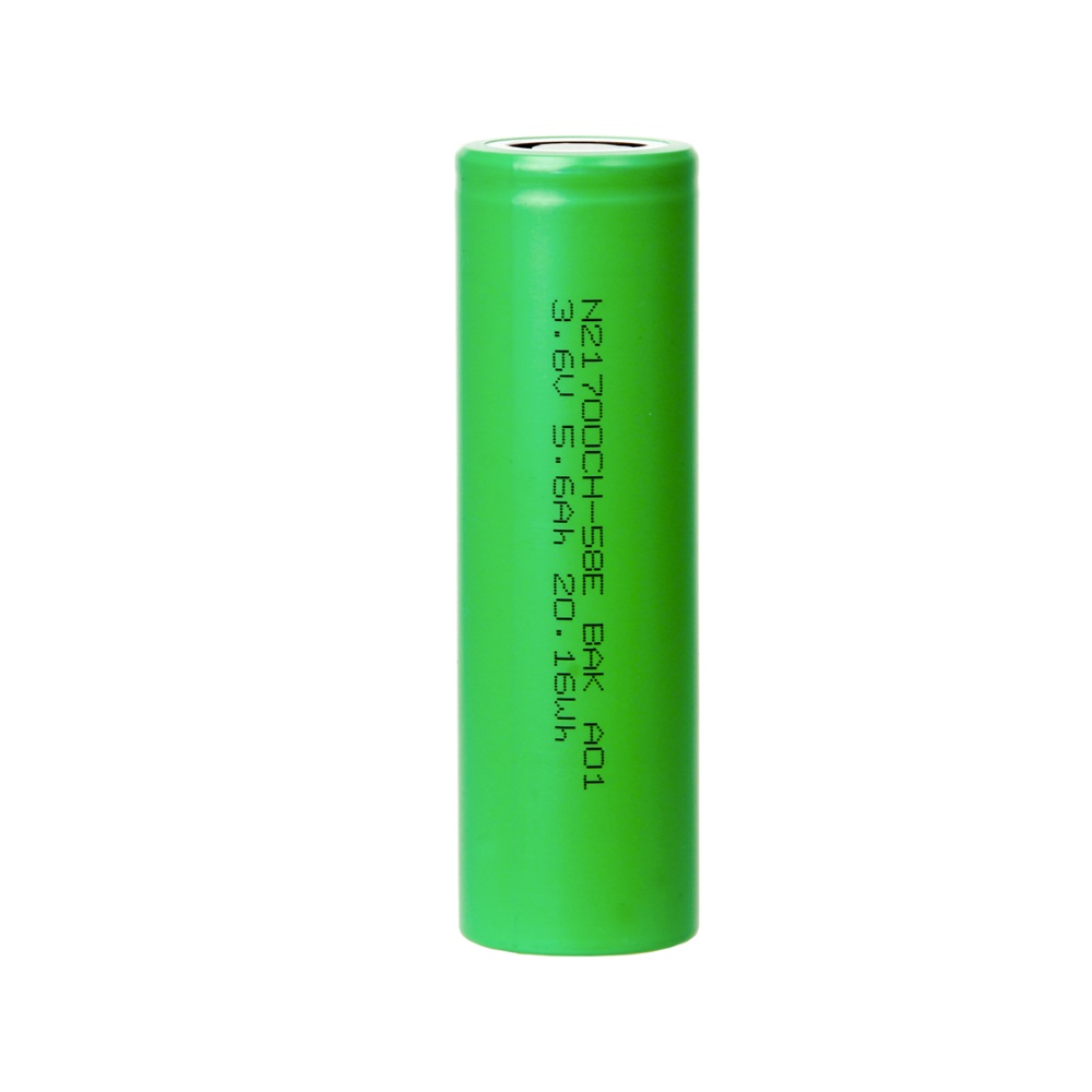 BAK Power - N21700CH-58E - 3.6V 5800 mAh - Li-ion Pil - 11.2A
