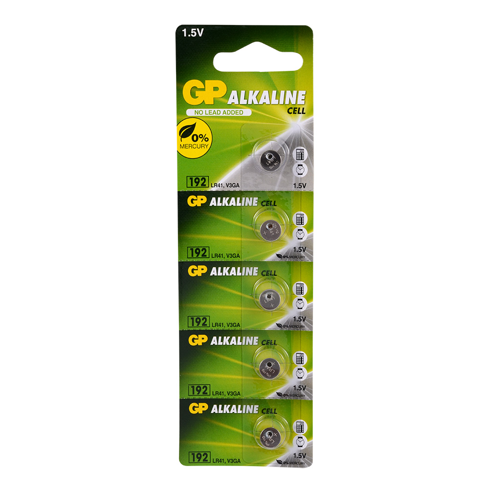 GP LR41 192 Alkalin 5li Blister 