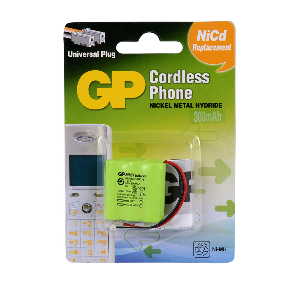 GP T314 3.6V 300 mAh Telsiz Telefon Pili