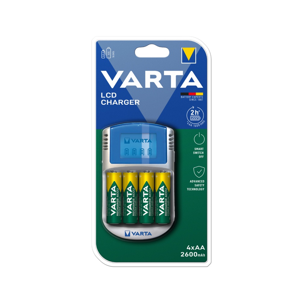 Varta 57070 CD Charger  x 5716 R2U (2600mAh) 4 lü Set
