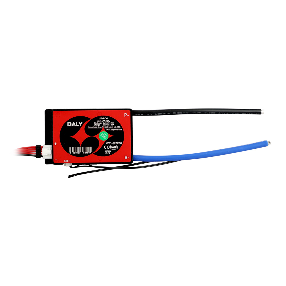 Daly - 4S - 12.8V 30A - LiFePO4 - Hardware BMS - Balans - Common Port