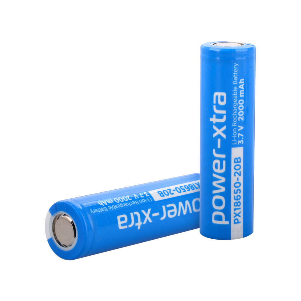 Power-Xtra PX18650-20B - 3.7V 2000 Mah Li-ion Şarjlı Pil - 3C