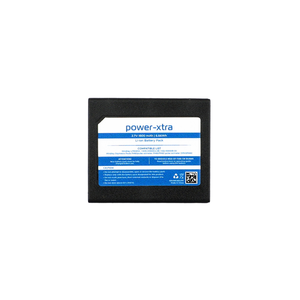 Power-Xtra - PX690-073 - Mindray - LI11S001A - 3.7V 1800 mAh - Li-ion Medikal Batarya