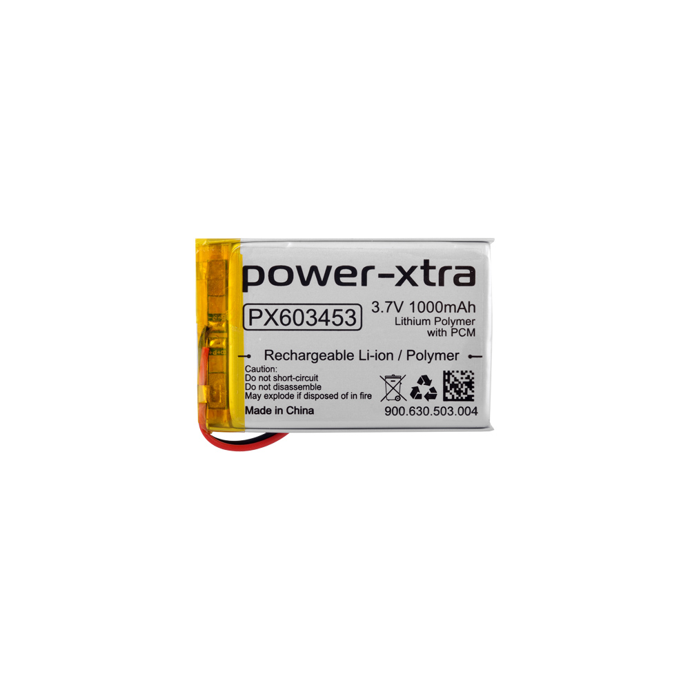 Power-Xtra PX603453 - 3.7V 1000 mAh Li-Polymer Pil - Devreli