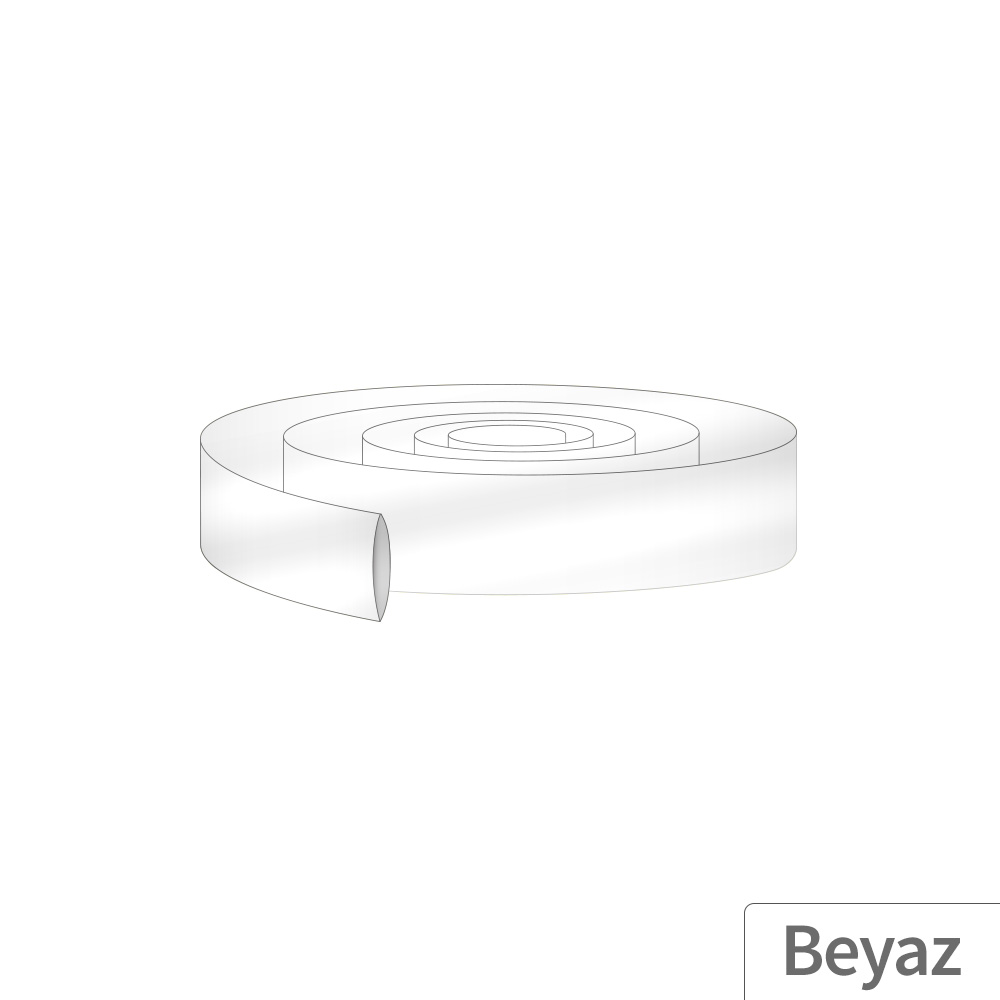 12M - 18mm PVC Heat Shrink Beyaz - 10 Metre