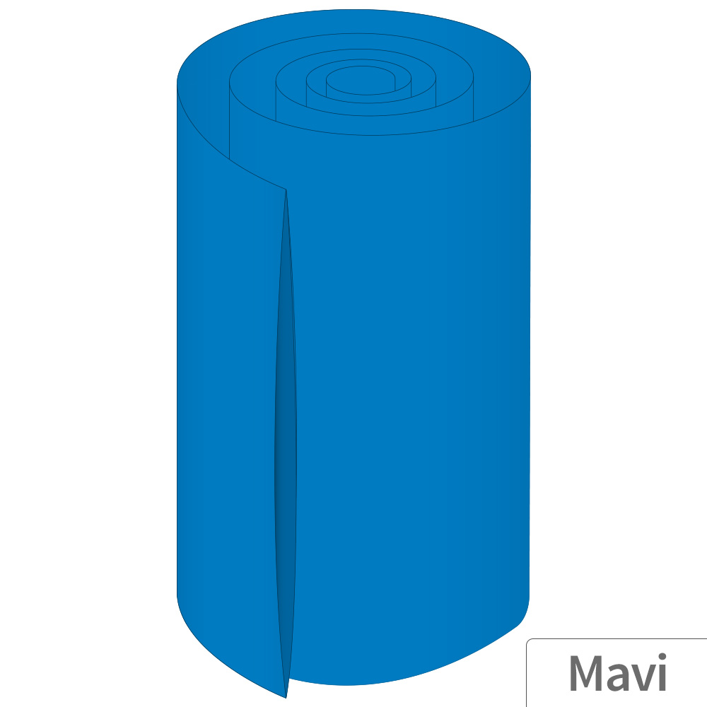 12M - 270mm PVC Heat Shrink Mavi - 5 Metre