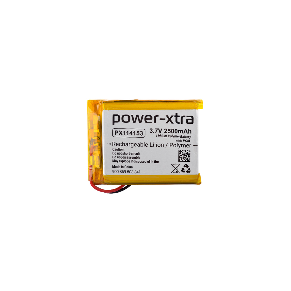 Power-Xtra PX114153 - 3.7V 2500 mAh Li-Polymer Pil - Devreli - 2.5A
