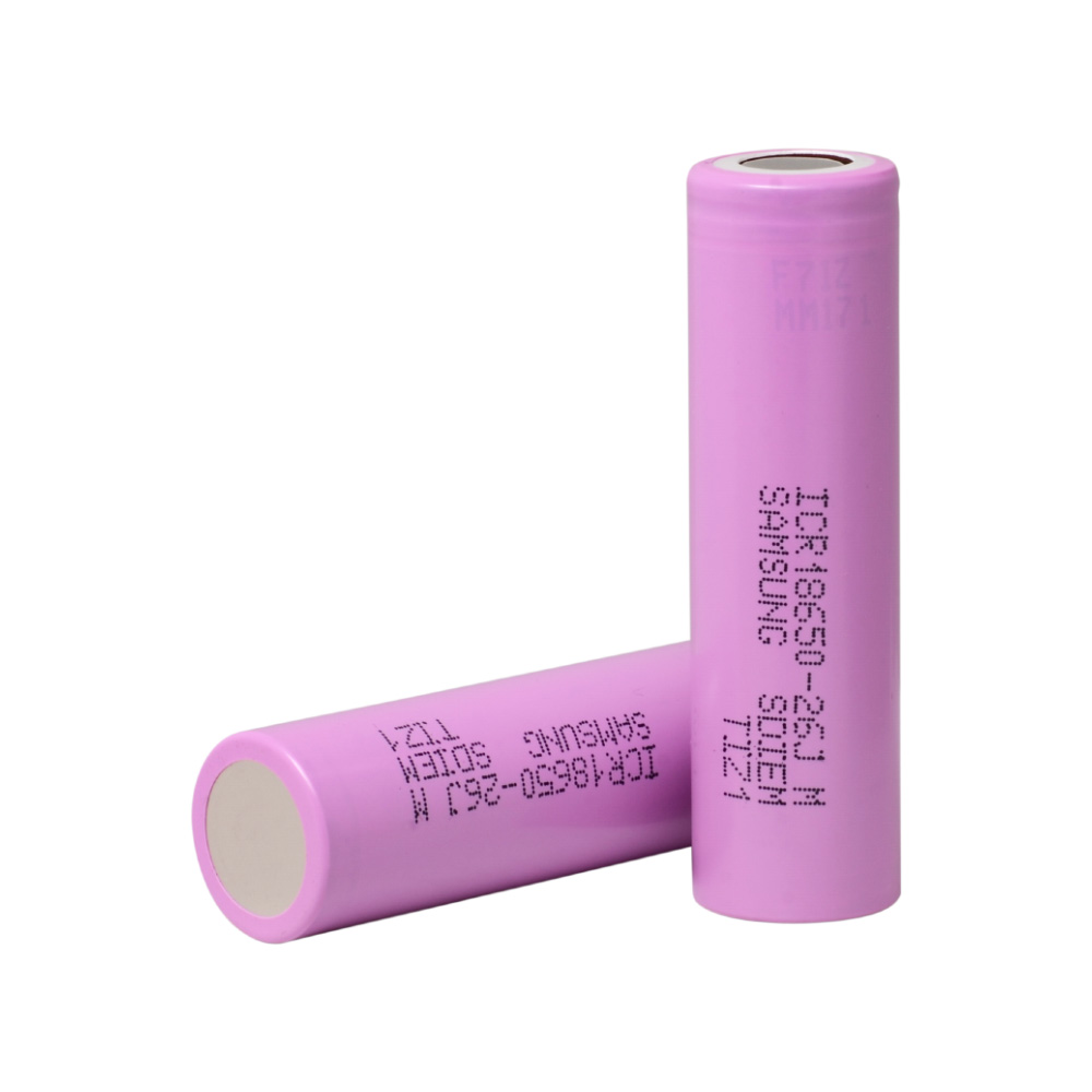 Samsung ICR18650-26JM  - 3.7V 2600 mAh Li-ion Şarjlı Pil -2C