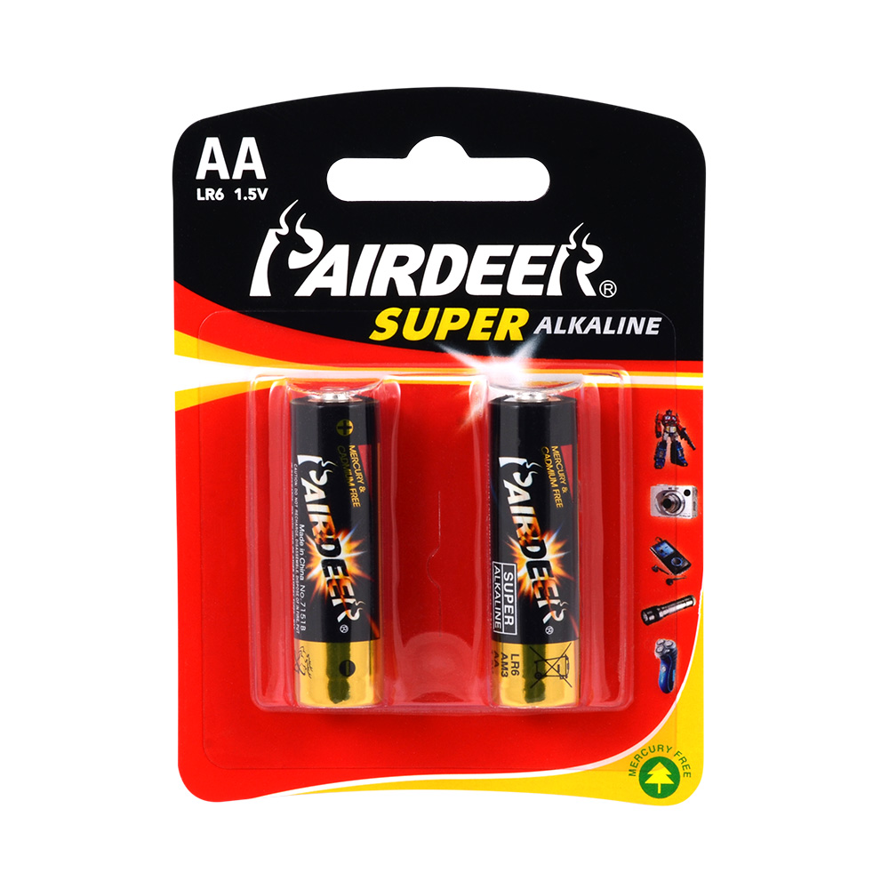 Pairdeer LR06/AA Size Alkaline Pil - 2li Blister 