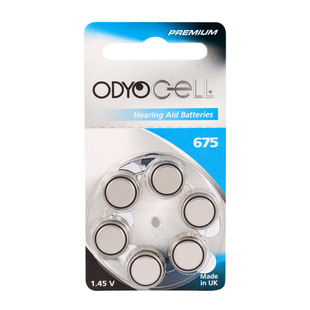 Odyocell Premium 675 Numara Kulaklık Pili 6lı 