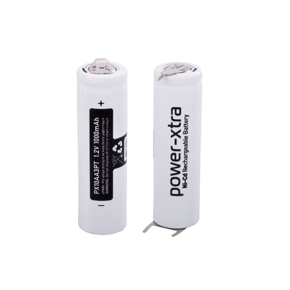 Power-Xtra PX10AA3PT - 1.2V 1000 Mah - AA - Ni-Cd Şarjlı Pil - 3 Pinli 