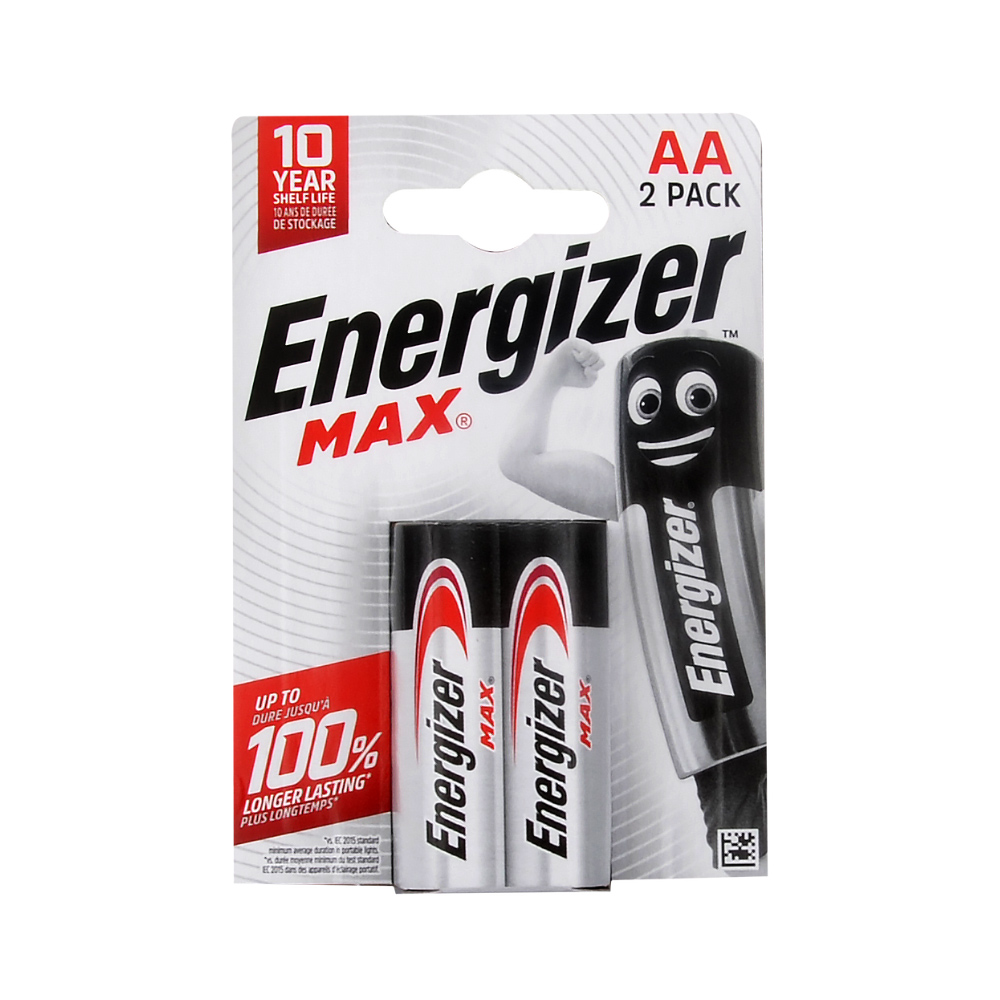 Energizer Max Alkalin Kalem Pil AA 2li Blister 
