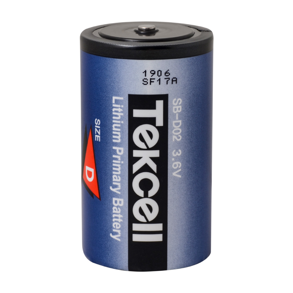 Tekcell SB-D02-ER34615 - D Size - 3.6V Li-SOCl2 Lithium Pil - 33600