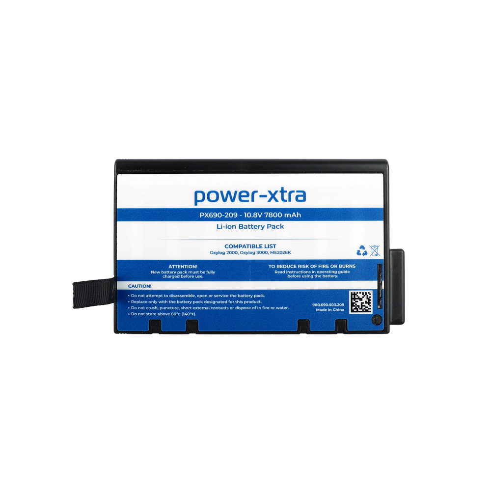 Power-Xtra - PX690-209 - Drager - 10.8V 7800 mAh - Li-ion Batarya